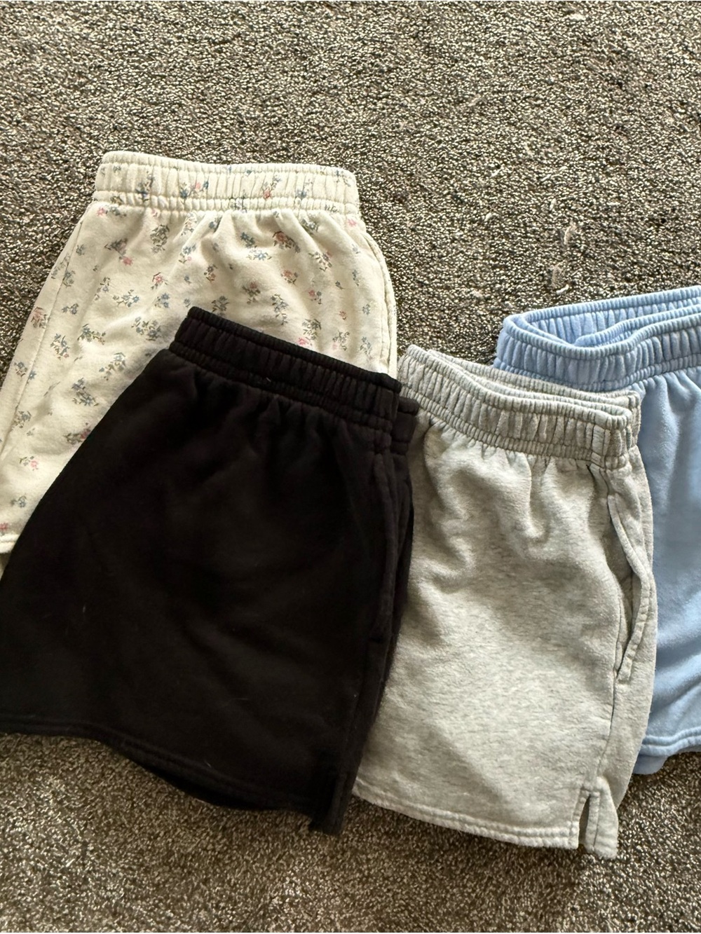 No Boundaries Women Shorts Skorts - Black, Light Gray, Light Blue, Cream Floral